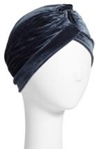 Asa Kaftans Velvet Turban, Size - Grey