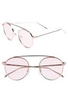 Women's Vedi Vero 53mm Round Sunglasses - Rosegld/pink