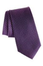 Men's Nordstrom Men's Shop Purquet Pin Dot Silk Tie