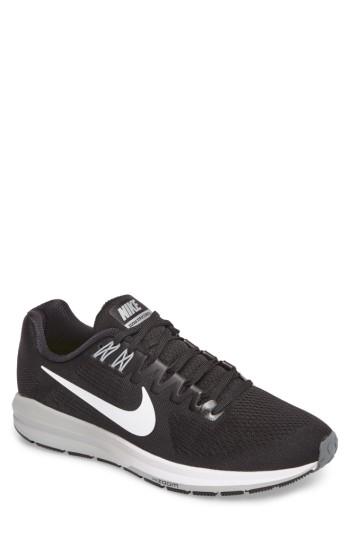 Men's Nike Air Zoom Structure 21 Running Shoe .5 M - Black