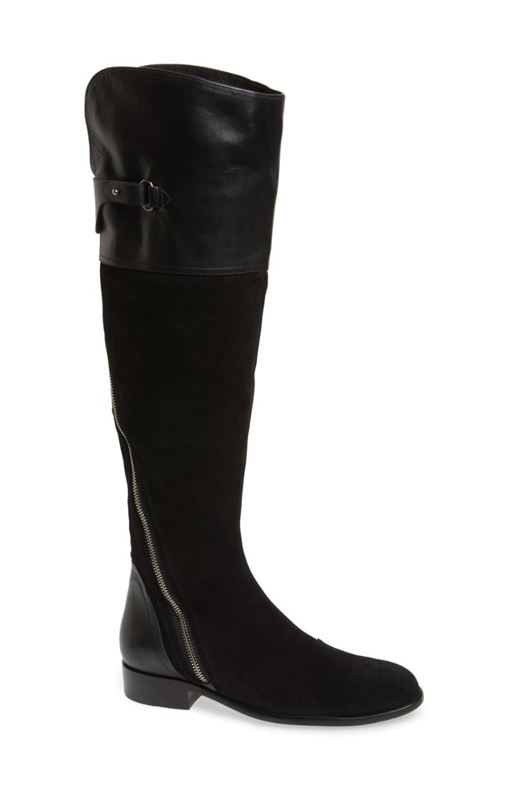Women's Ariat Spencer Over The Knee Boot .5 M - Black