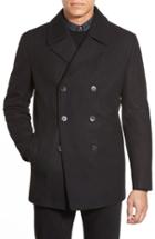 Men's Vince Camuto Classic Peacoat, Size - Black