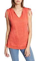 Women's Sanctuary Nora Tiered Hem Top, Size - Orange