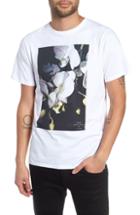 Men's Saturdays Nyc White Orchid Graphic T-shirt, Size - White