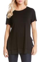 Women's Karen Kane Sheer Hem Tee