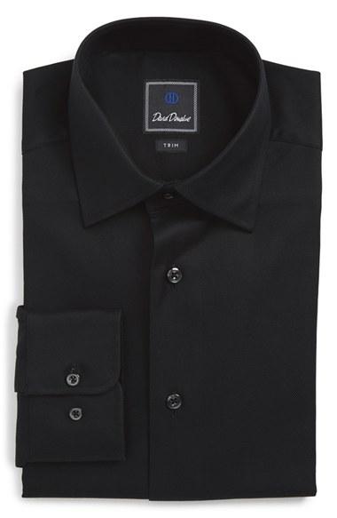 Men's David Donahue Fit Solid Dress Shirt