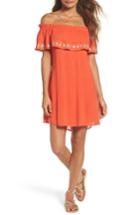 Women's Thml Off The Shoulder Dress - Orange