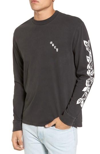 Men's Obey Old Rose Tattoo T-shirt