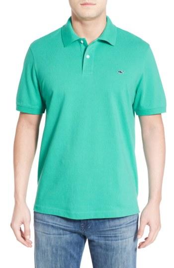 Men's Vineyard Vines Classic Pique Knit Polo - Green