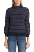 Women's Co Metallic Stripe Sweater - Blue