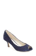 Women's Pink Paradox London 'emotion' Peep Toe Pump M - Blue