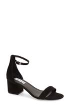 Women's Steve Madden Irenee Block Heel Sandal .5 W - Black