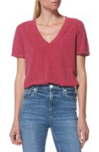 Women's Karen Kane Long Sleeve Shirttail Tee - Pink
