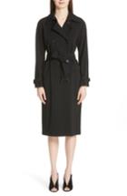 Women's Max Mara Calmi Trench Coat Us / 36 It - Black