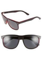 Women's Ray-ban Boyfriend 60mm Flat Top Sunglasses - Black