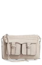 Rebecca Minkoff Cliffside Leather Crossbody Bag - Beige