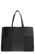 Tory Burch 'block T' Leather Tote -