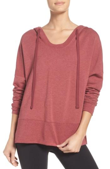 Women's Alo Fluid Tunic Hoodie - Red