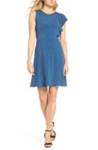Women's Leota Adrianna Ruffle A-line Dress - Blue