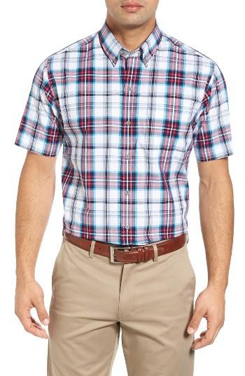 Men's Cutter & Buck Nicolai Check Wrinkle Free Sport Shirt