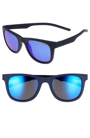 Men's Polaroid Eyewear 7020s 52mm Polarized Sunglasses - Blue