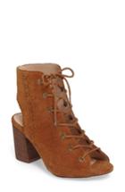 Women's Sole Society Rohan Lace-up Bootie Sandal .5 M - Brown