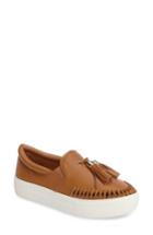 Women's Jslides Tassel Slip-on Sneaker .5 M - Beige