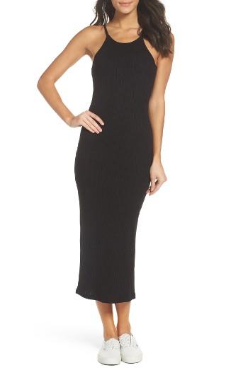 Women's French Connection Tommy Body-con Midi Dress - Black