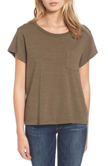 Women's James Perse Vintage Sweatshirt Tee - Green