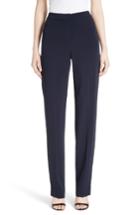 Women's St. John Collection Diana Classic Cady Stretch Pants - Blue