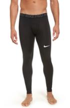 Men's Nike Pro Three Quarter Training Tights - Black