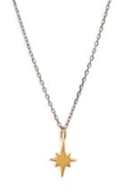 Women's Madewell Vermeil Bright Star Charm Necklace
