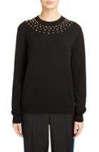 Women's Givenchy Studded Wool & Cashmere Sweater - Black