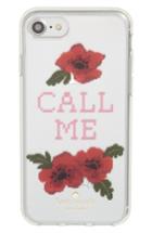Kate Spade New York Needlepoint Call Me Iphone 7/8 & 7/8 Case - Red