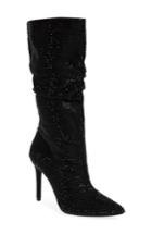 Women's Jessica Simpson Layzer Embellished Slouch Boot .5 M - Black
