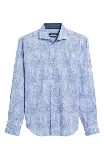 Men's Bugtachi Shaped Fit Print Sport Shirt