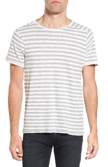 Men's John Varvatos Star Usa Stripe T-shirt - Grey