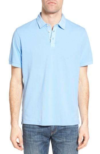 Men's True Grit Pique Polo - Blue