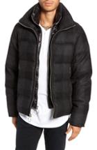 Men's The Very Warm Crosby Plaid Wool Bib Puffer Jacket