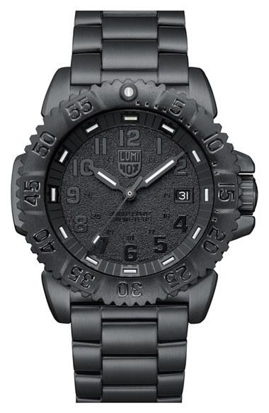Men's Luminox 'sea - Steel Colormark' Bracelet Watch, 44mm
