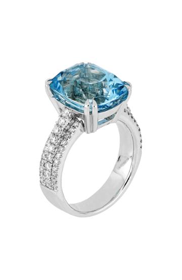 Women's Bony Levy Aquamarine & Diamond Ring (trunk Show Exclusive)