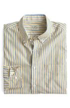 Men's J.crew Slim Fit Stretch Secret Wash Stripe Sport Shirt