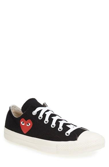 Men's Comme Des Garcons Play X Converse Chuck Taylor Low Top Sneaker