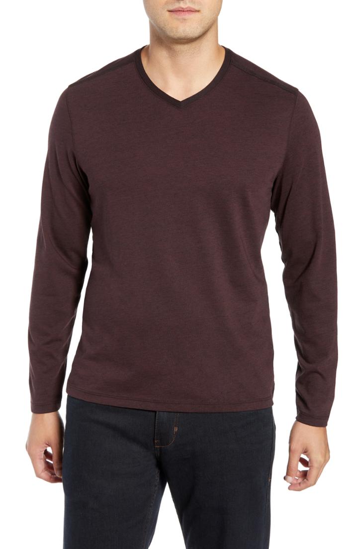 Men's Robert Barakett Flatrock Fit V-neck T-shirt