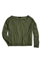 Women's J.crew Long Sleeve Tencel Tee