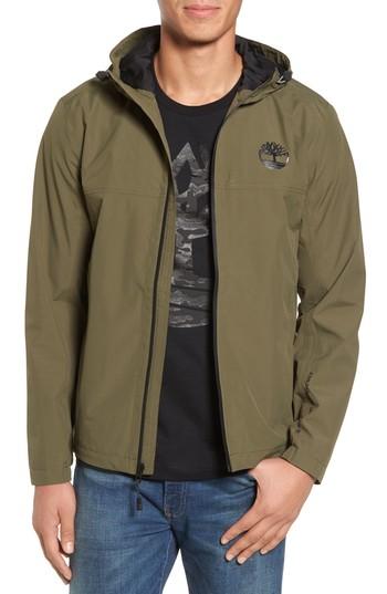 Men's Timberland Waterproof Hooded Shell - Green
