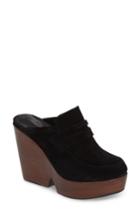 Women's Robert Clergerie Damor Platform Loafer Mule .5us / 38eu - Black