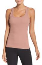 Women's Alo Support Ribbed Racerback Tank - Pink