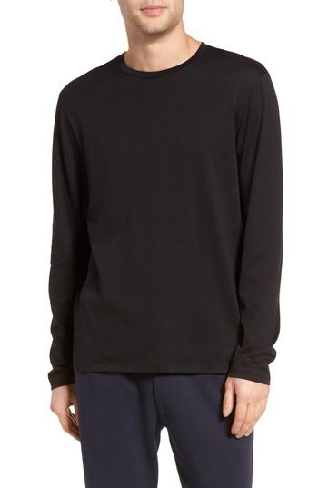 Men's Vince Drop Hem Crewneck T-shirt - Black