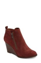 Women's Lucky Brand Yesterr Wedge Bootie M - Brown